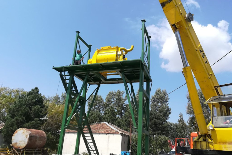 Montaż mechaniczny węzła betoniarskiego